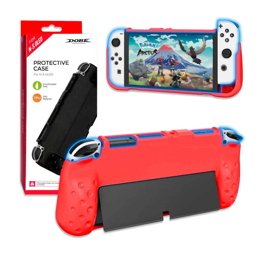 Case Protector para Nintendo Switch Oled Rojo