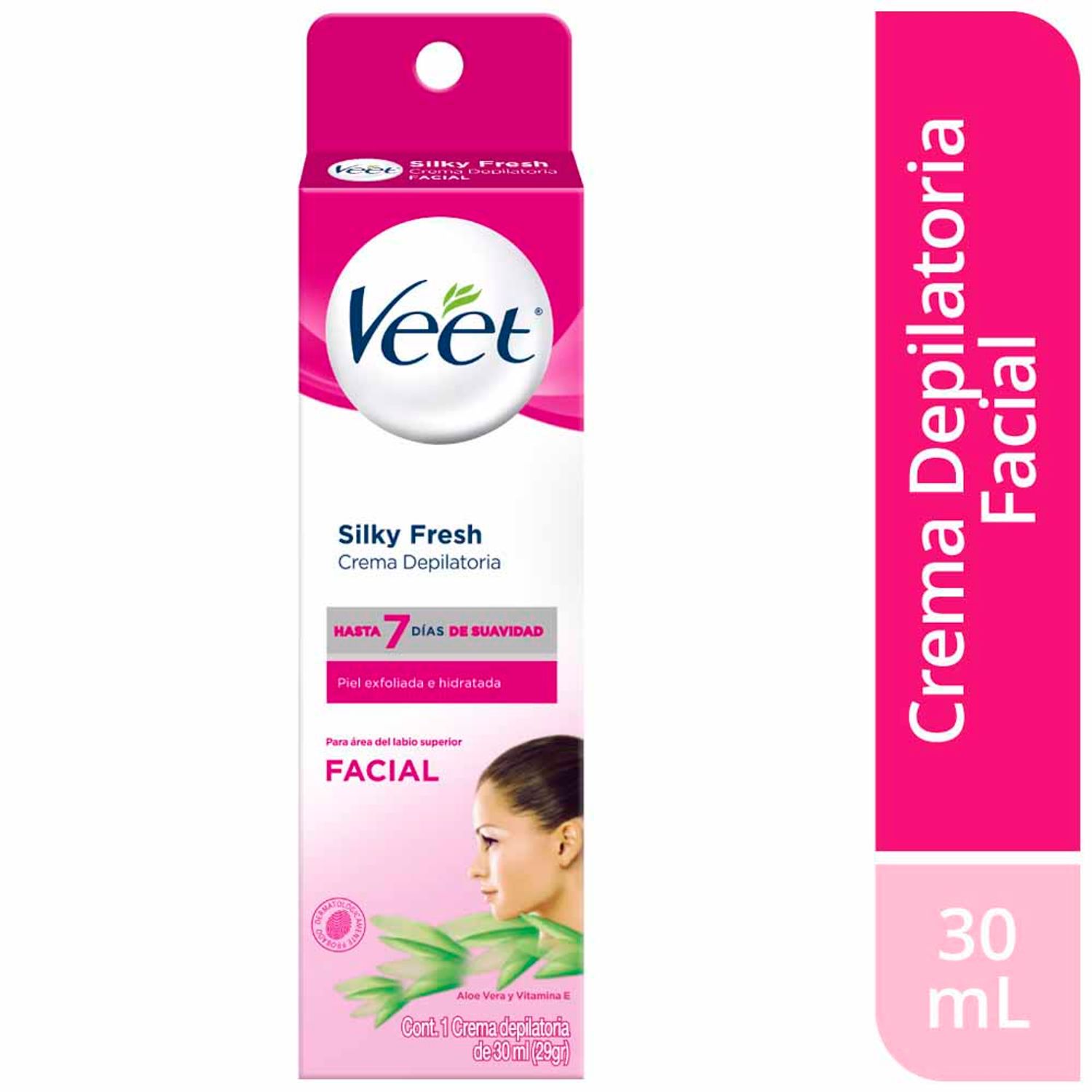 Crema Depilatoria Veet Facial Piel Sensible Paquete 30ml Oechsle 3025