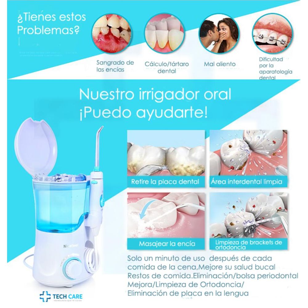 Higiene Bucal Como Utilizar Un Irrigador Bucal Irrigador Oral