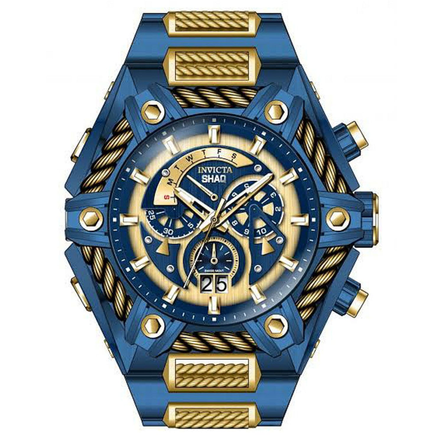 くらしを楽しむアイテム 最強シリーズ☆スイスムーブ搭載 INVICTA SHAQ