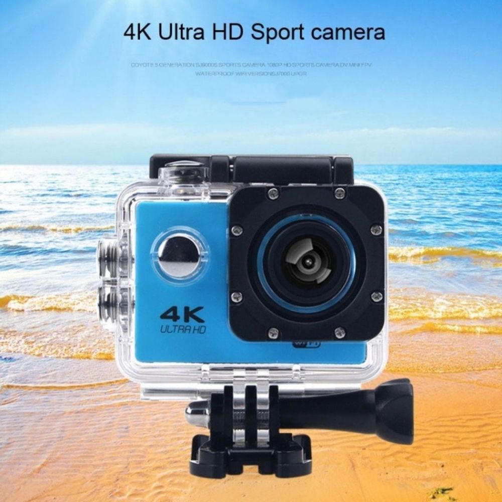 Cámara Gopro Ultra HD 4K Wifi de Acción Deporte Acuático RYAN Celeste