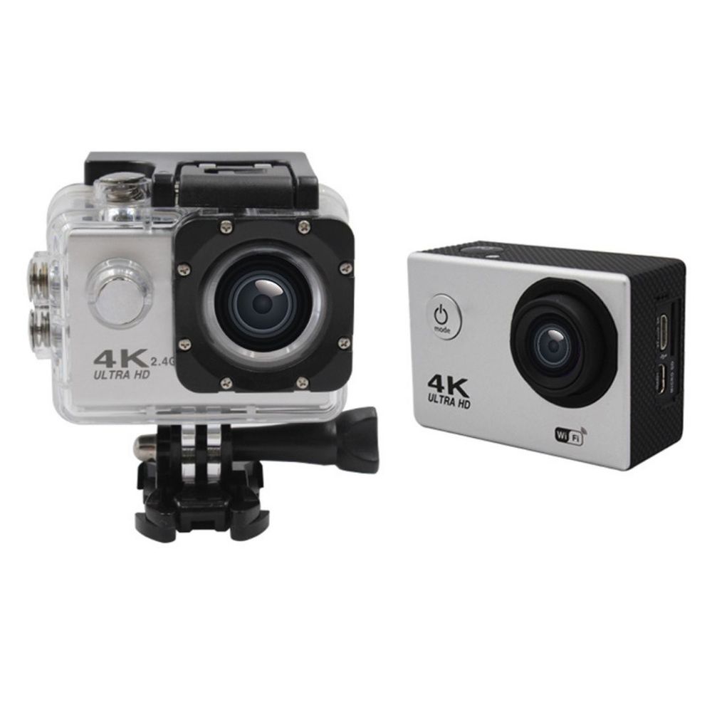 Cámara Gopro Ultra HD 4K Wifi de Acción Deporte Acuático RYAN Gris