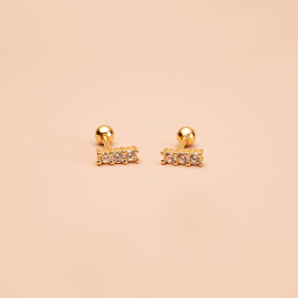 Piercing Adria Maple Plata en Oro Amarillo