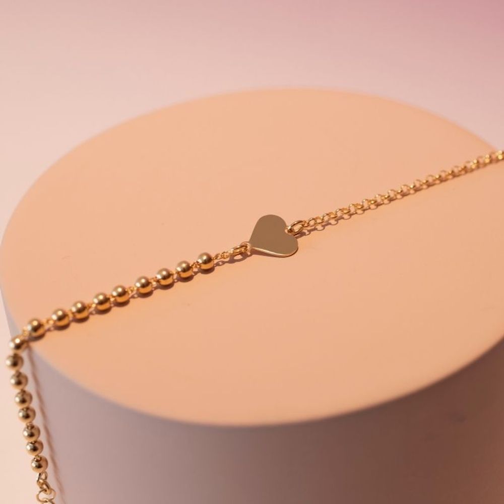 Pulsera Adria Moira Plata en Oro Amarillo