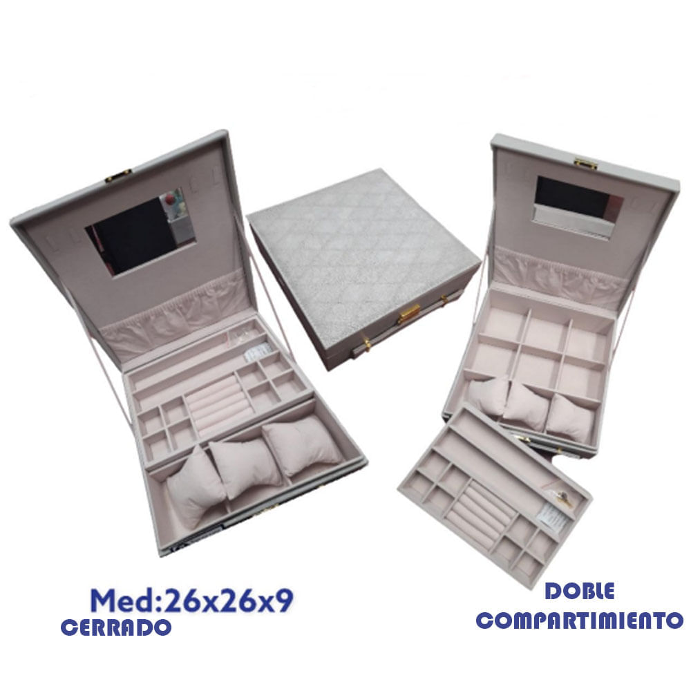 Organizador de Joyas y Relojes con Llave