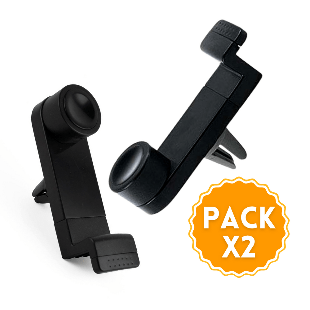 Soporte Celular X2 Unid De Aire Acondicionado Auto 360°