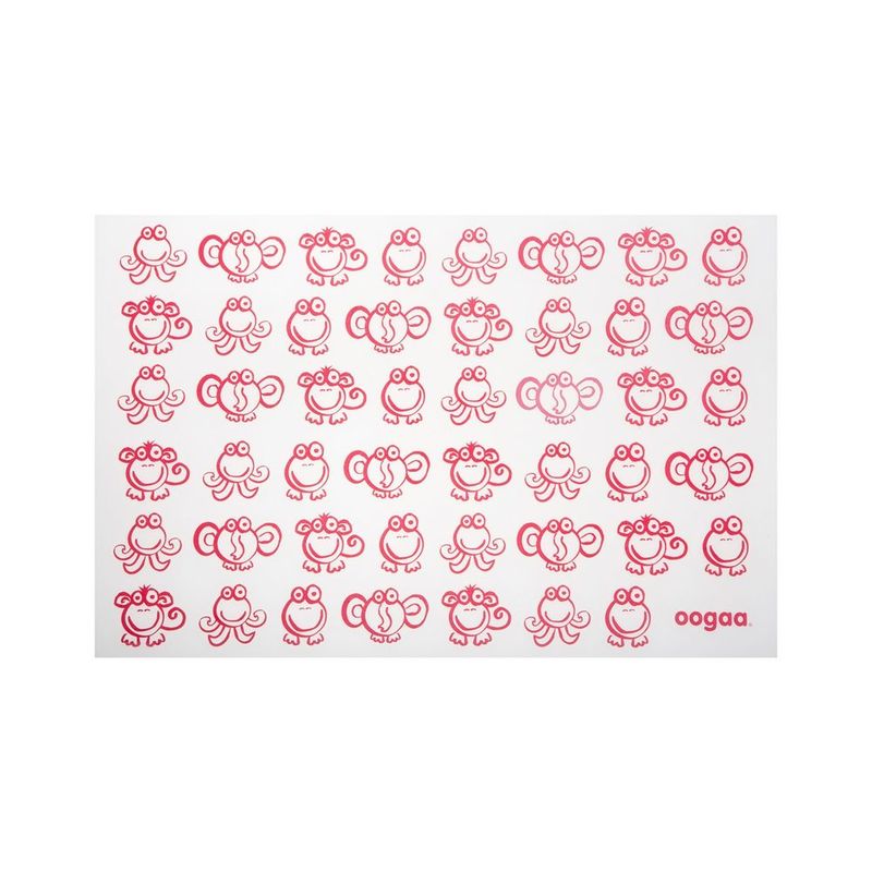 Plato de Silicona para bebés hondo con 2 Cucharas rosadas Oogaa