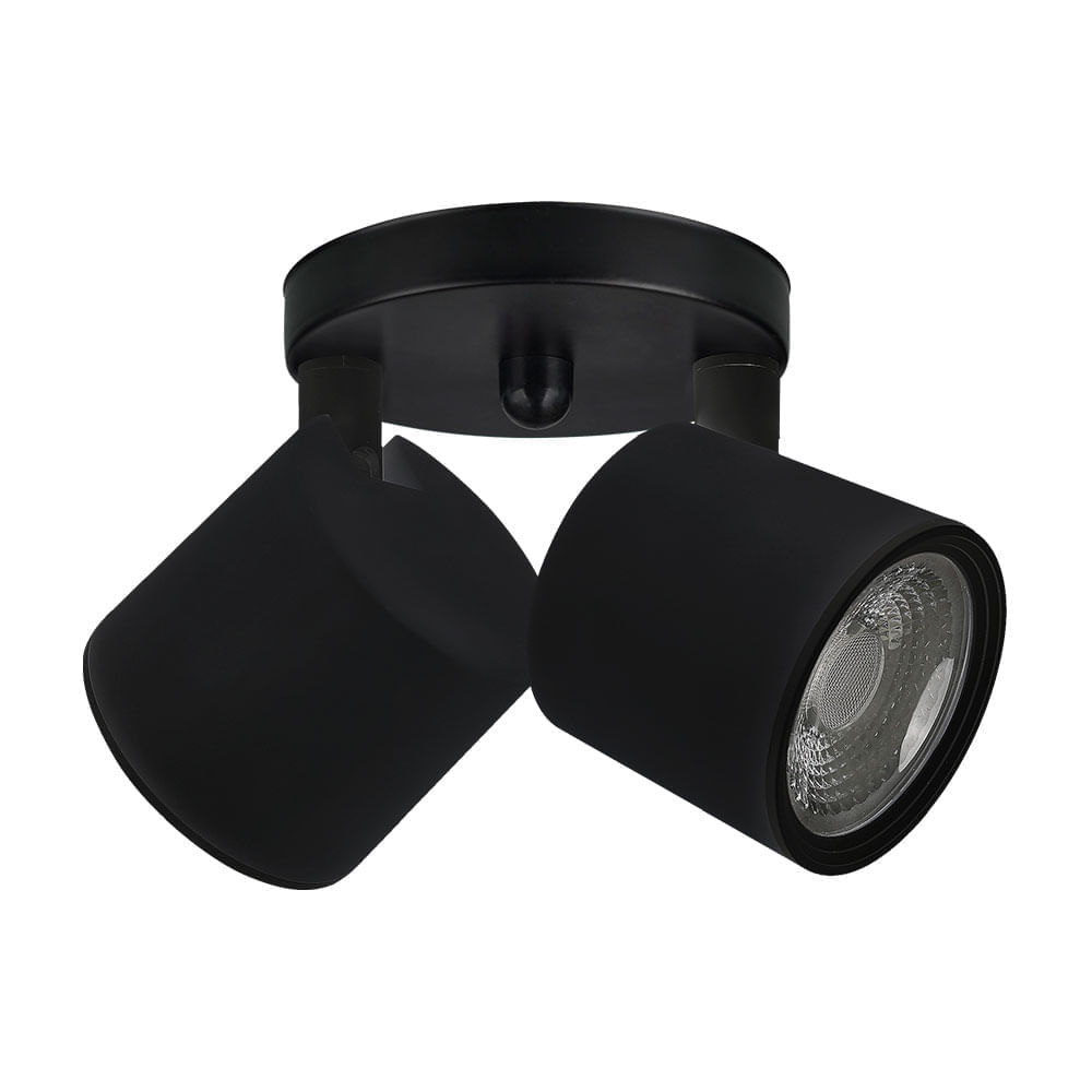 Spot adosado led 14W Negro 60°k Lf