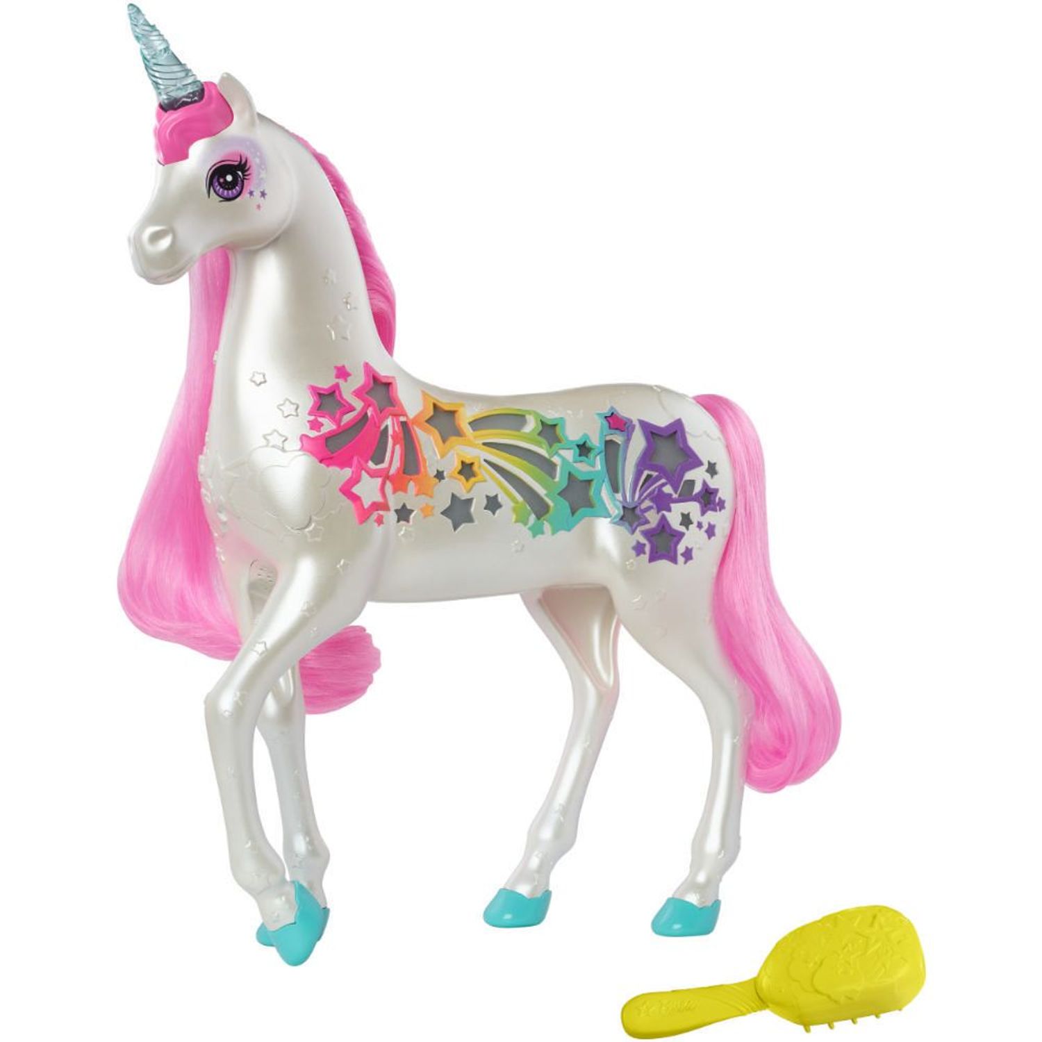 barbie unicornio luces magicas