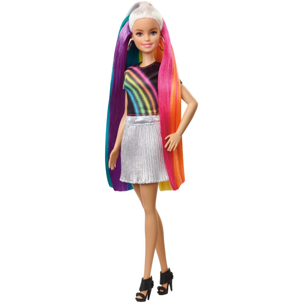 Barbie Peinados de Arcoíris Multicolor