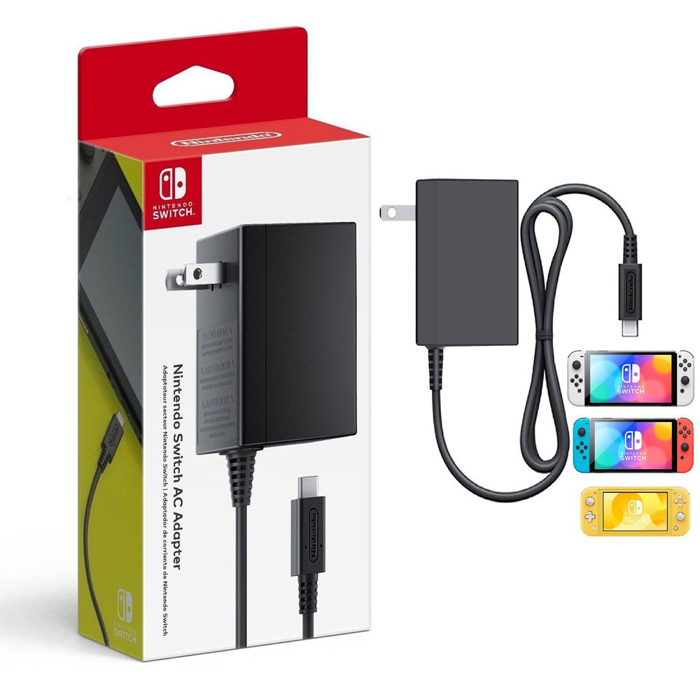 Cargador Nintendo Switch AC Adaptador