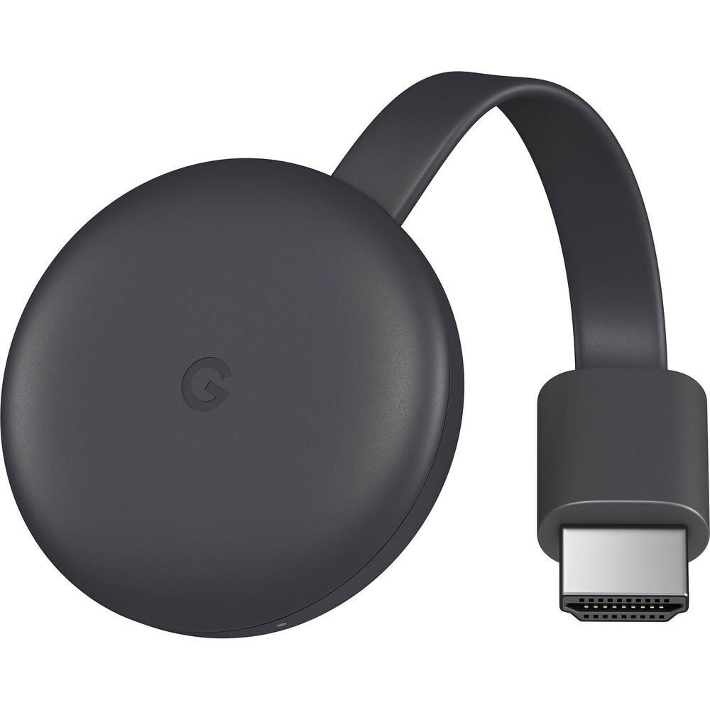 Google Chromecast (Charcoal, tercera generación)