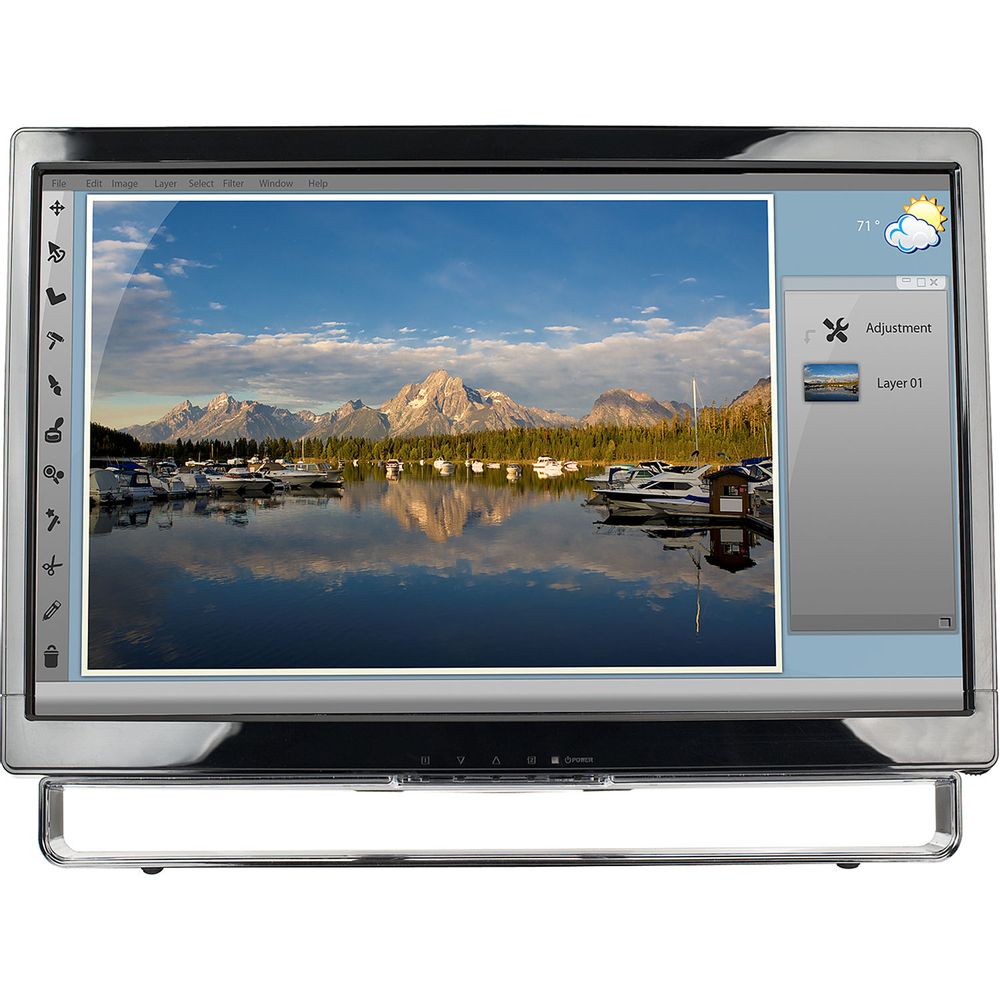 Sistemas Planos PXL2230MW 21.5 ""16: 9 Monitor LCD de pantalla táctil