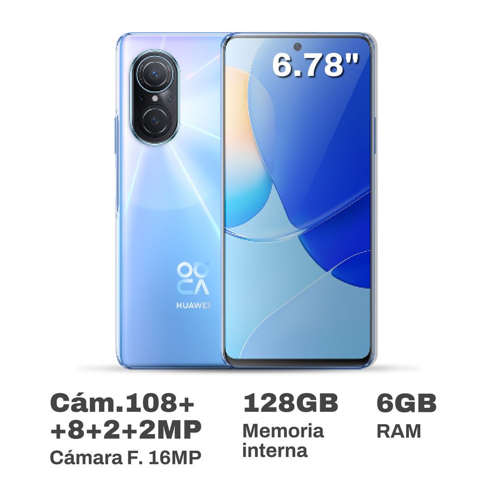 Huawei Nova 9 SE 6.78"" 6GB RAM 128Gb Azul