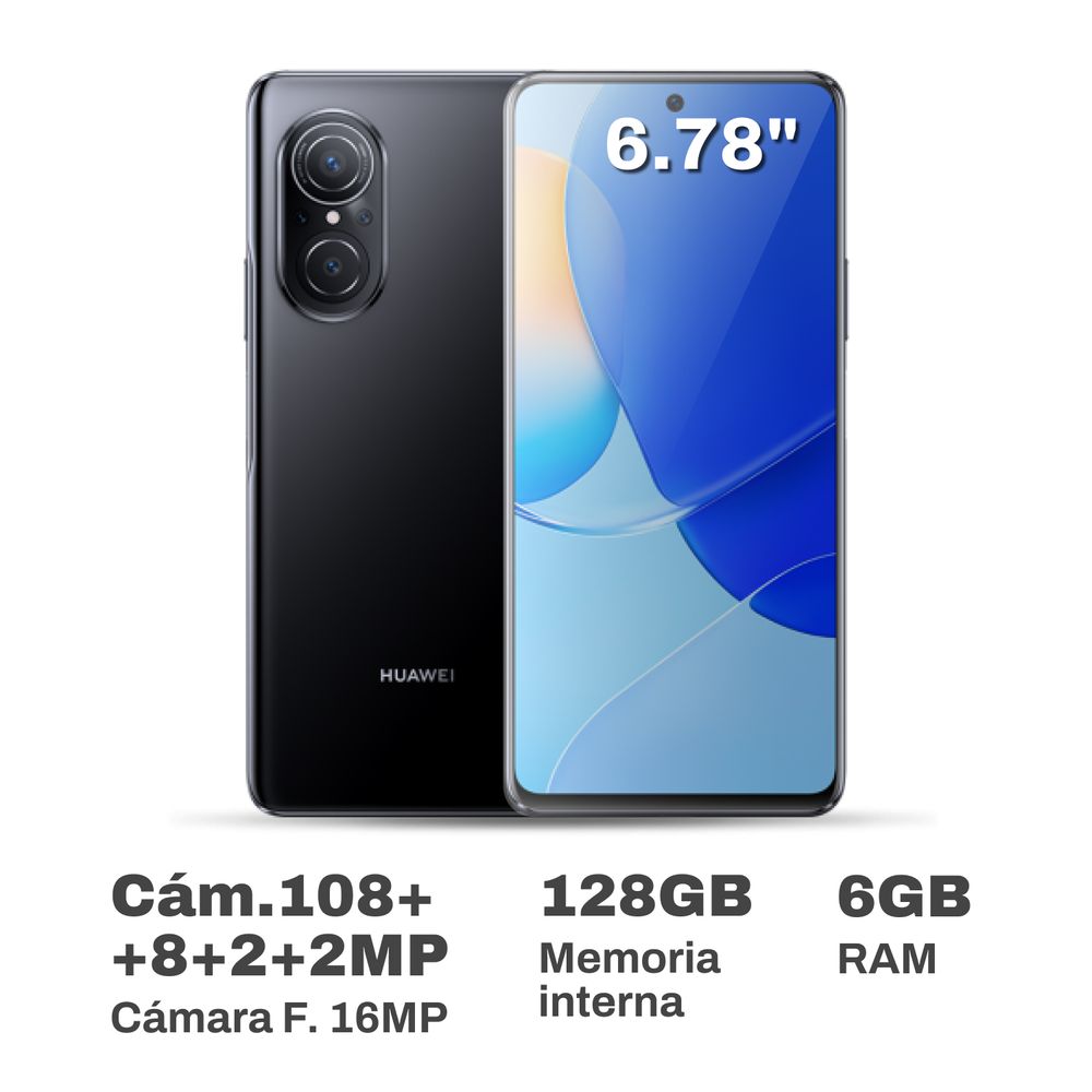 Huawei Nova 9 SE 6.78"" 6Gb RAM 128Gb Negro