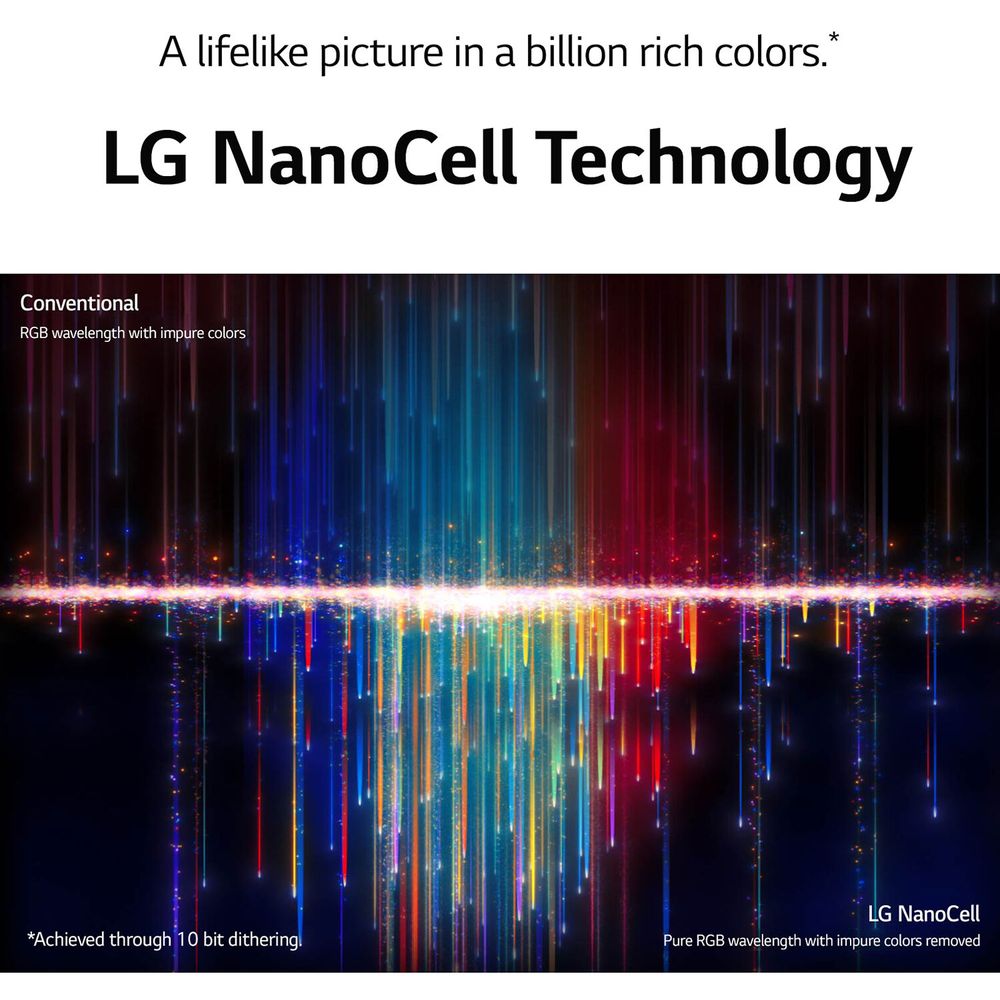 LG Nano80UP 55 "Clase HDR 4K UHD Smart Nanocell LED TV