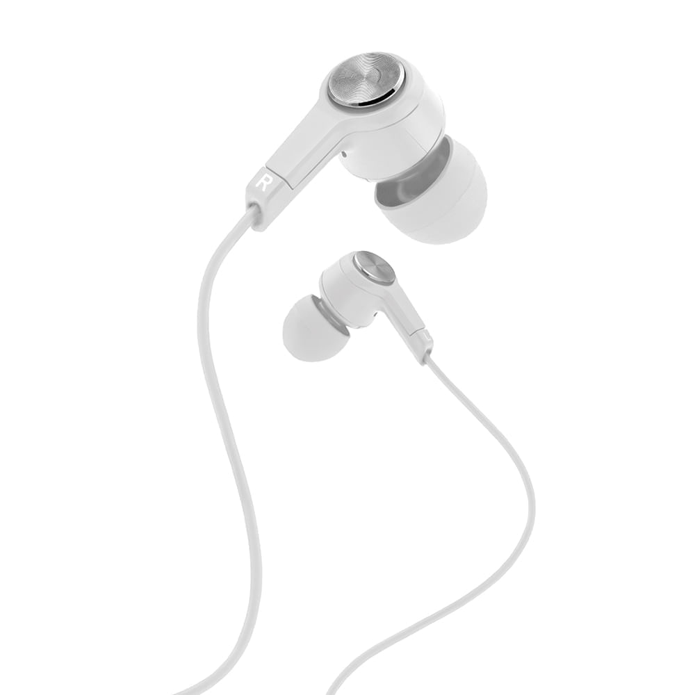 Audífono earbud con micro blanco Coby