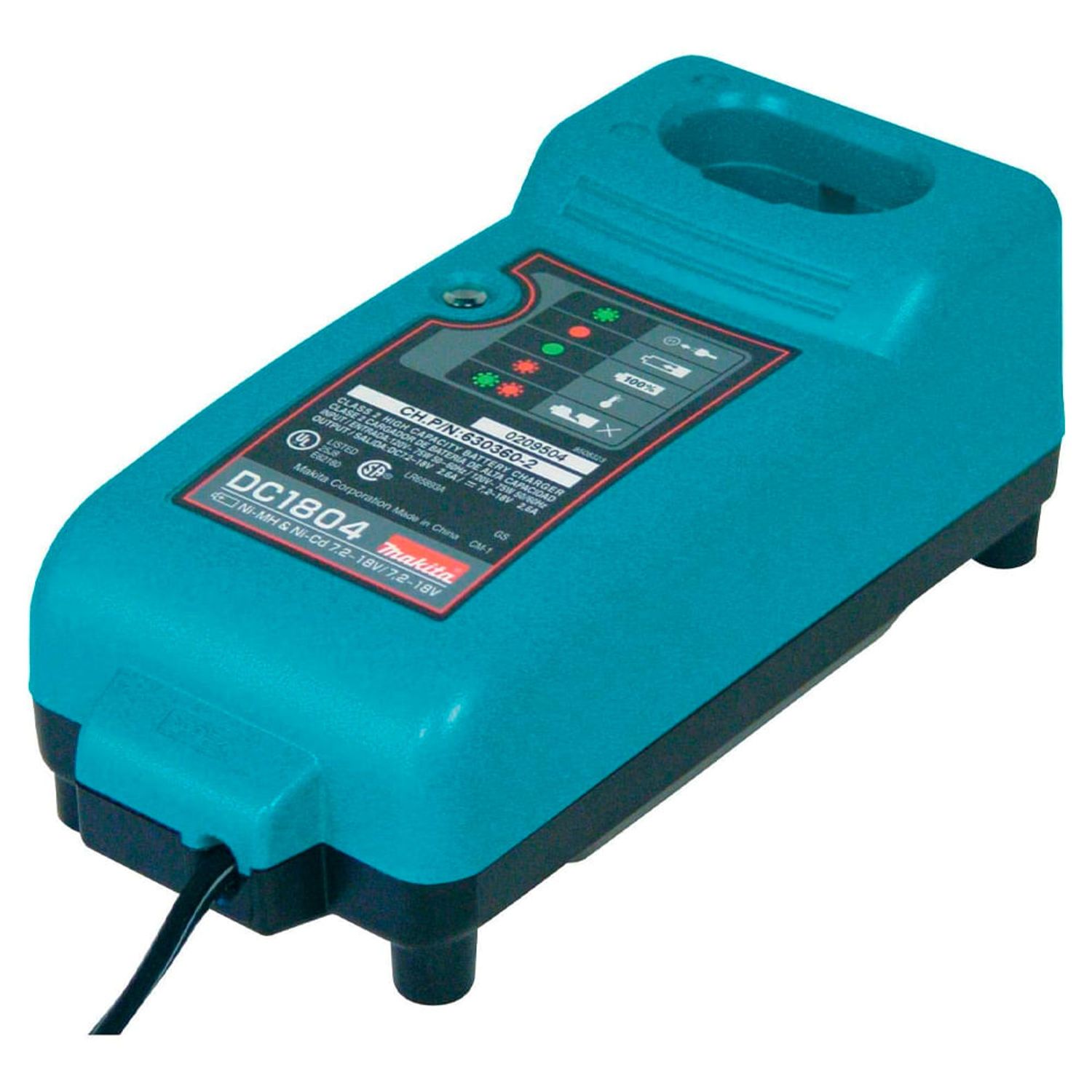 Cargador para batería de MAKITA de 18 v de tensión