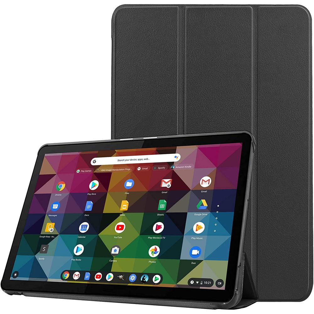 Funda Book Cover Para Lenovo Chromebook Duet 10.1"" (X636) Negro