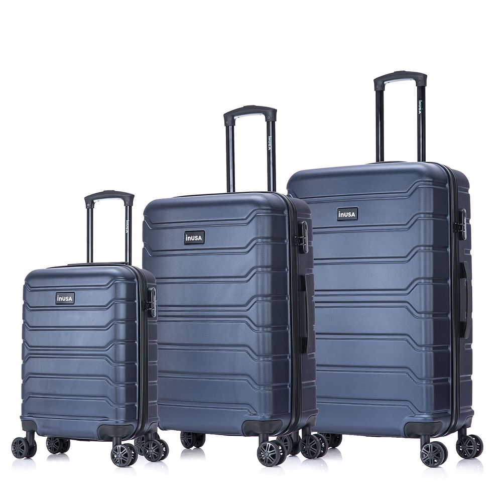 Maletas De Viaje Set De 3 Inusa Trend Azul TRJA