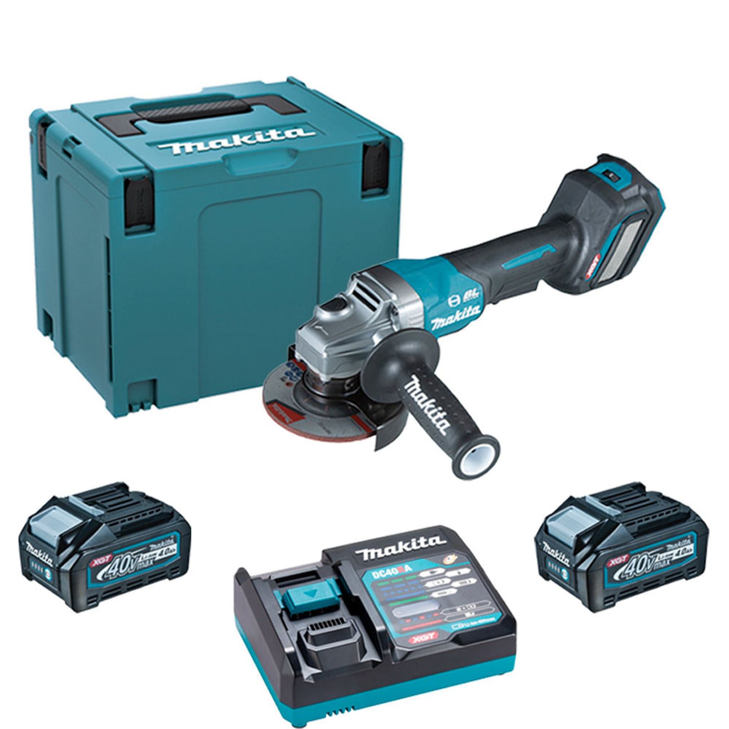 Amoladora Makita 4.5″ XGT40V Velocidad V. BL ADT AFT XPT HM Sin Bat GA028GZ  – Mundo Constructor