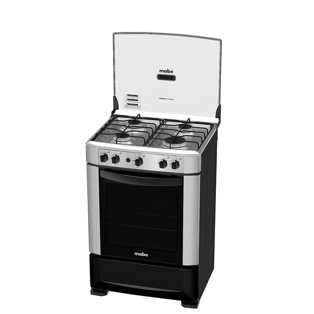 Mabe Cocina De Pie CMP6014AGO 4 Quemadores Silver