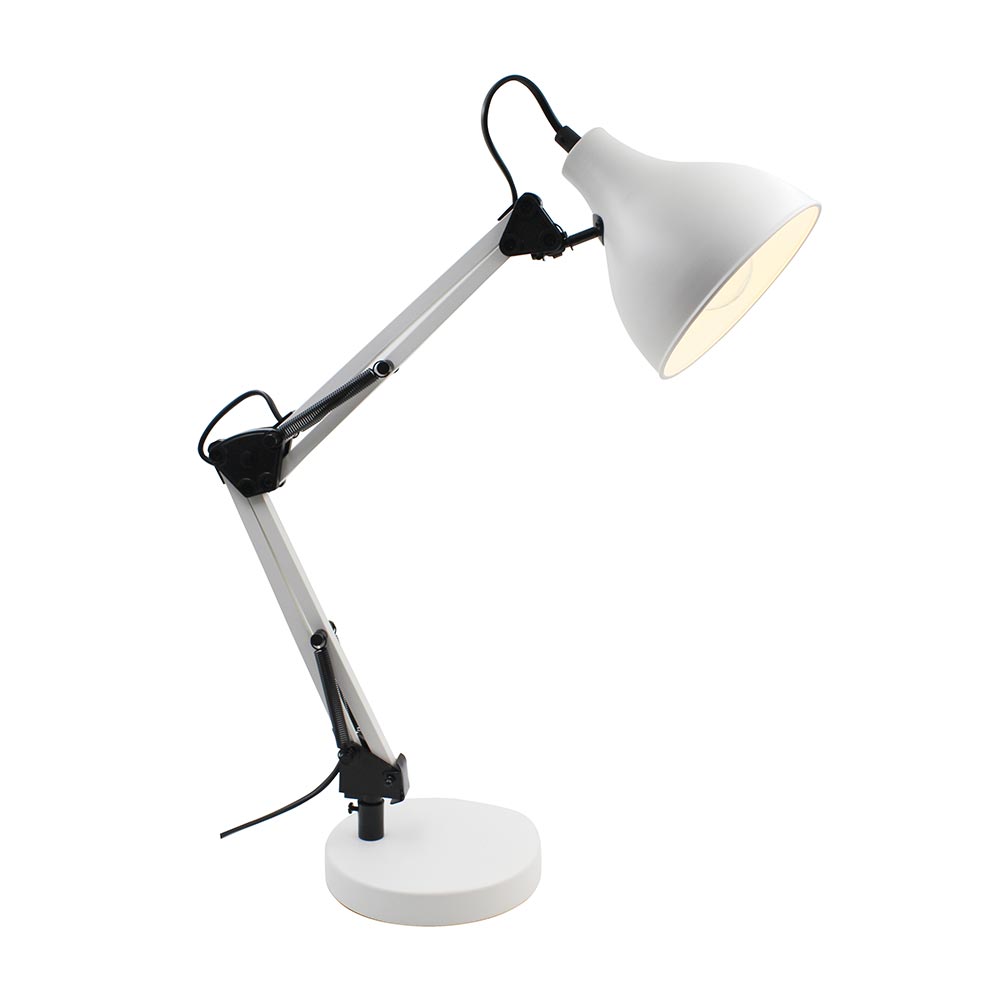 Lámpara de Escritorio Ennis Blanco 55cm Inspire