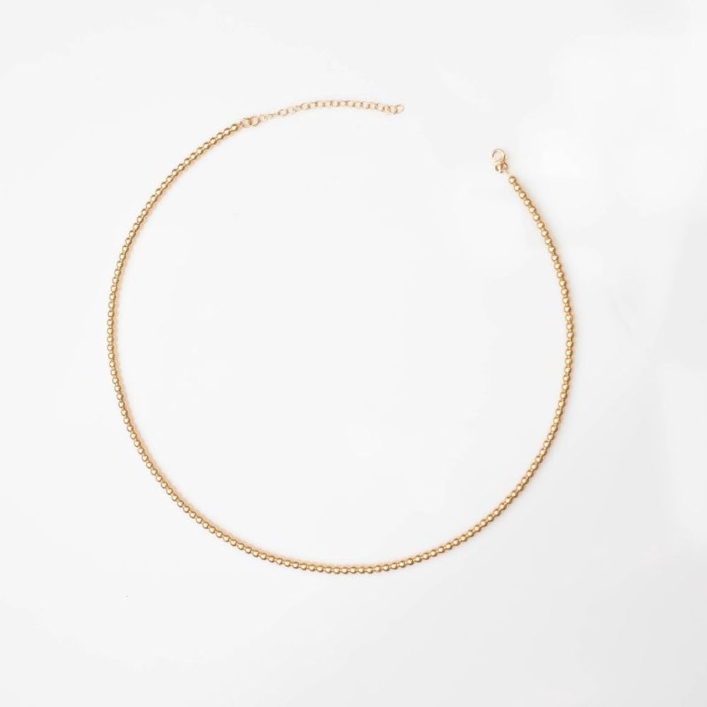 Collar Adria Stephanie Plata en Oro Amarillo