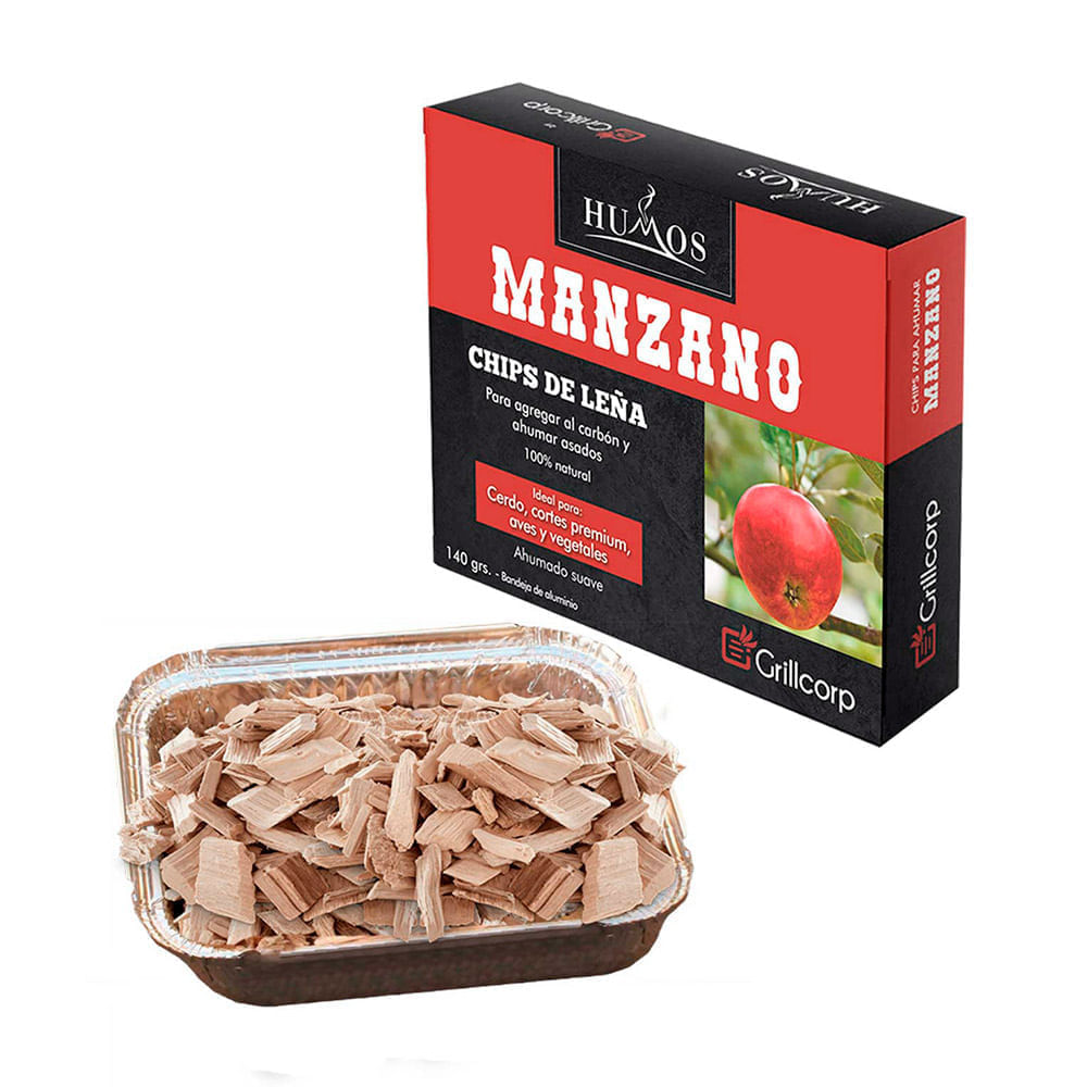 Astillas de Leña de Manzano Grillcorp para Parrillera