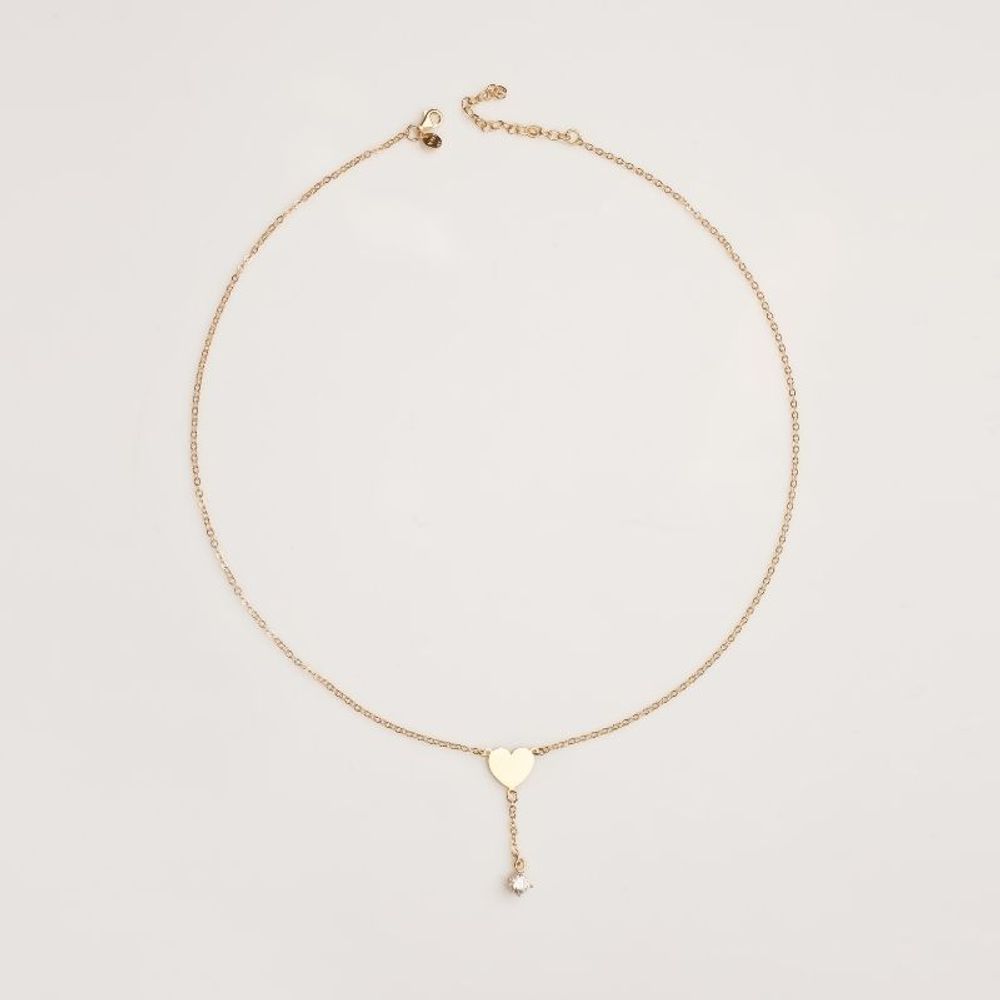 Collar Adria Darcy Plata en Oro Amarillo
