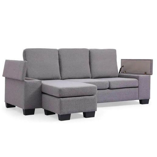 Seccional en L Promocional Taupe - Oechsle