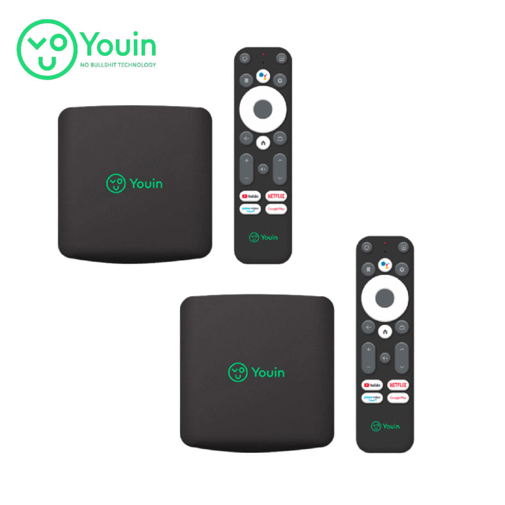 TV Box YOUIN Convertidor a Smart TV Android 10 - Pack de dos