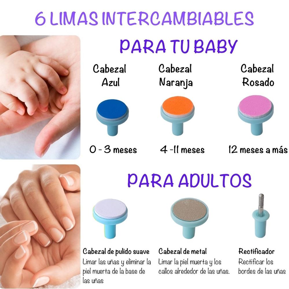Lima de uñas para bebé