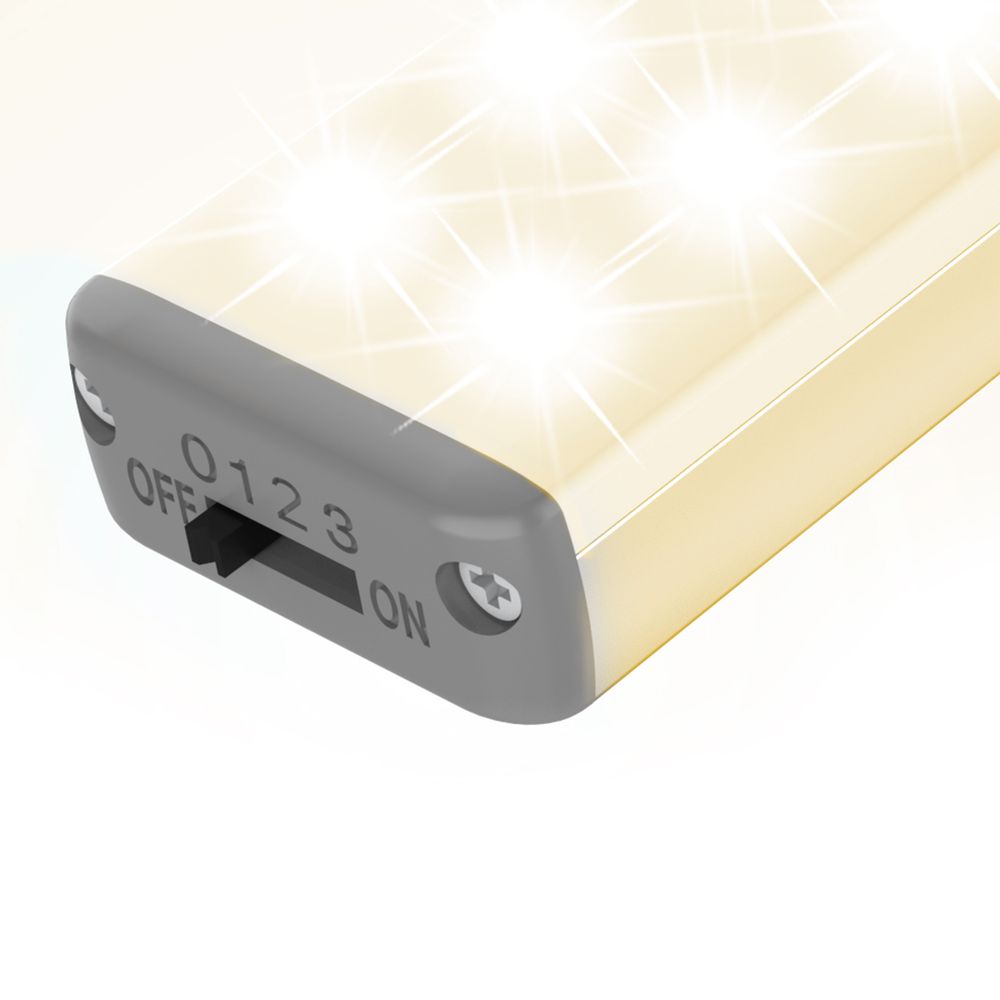 Luz Led S&T Recargable C/sensor De Movimiento Portable Iman Warm White SG28 Blanca Cálida