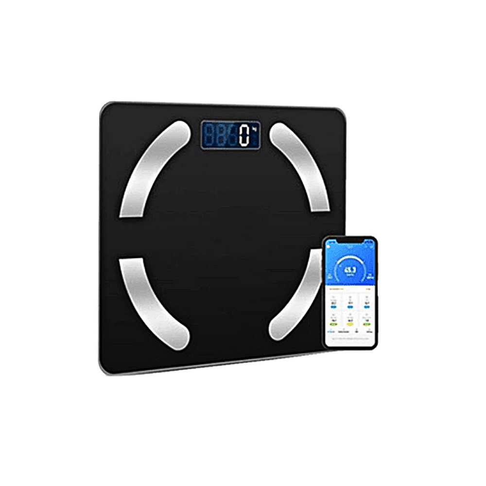 Balanza Inteligente con Bluetooth Opalux - App Alfit - Negro