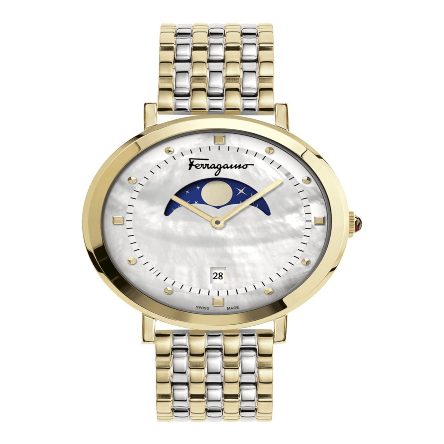 ferragamo moonphase watch