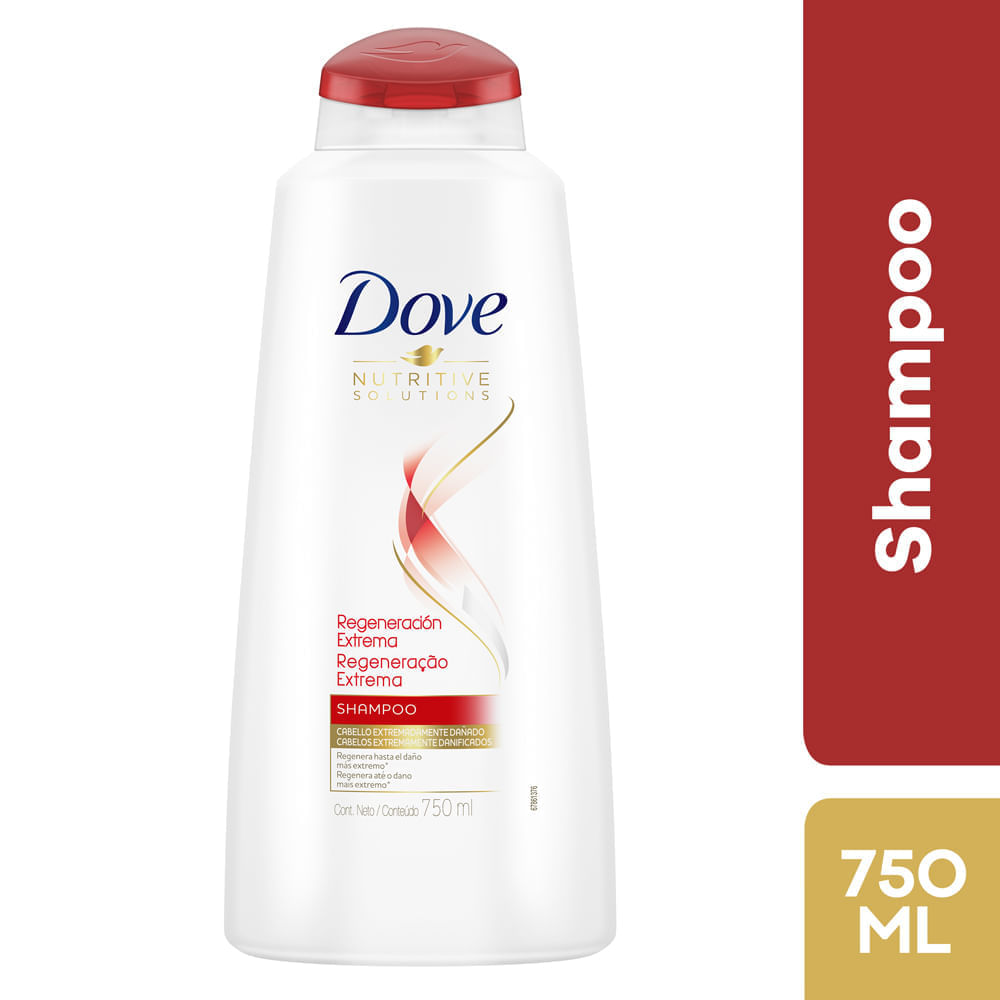 Shampoo Dove Regeneración Extrema Superior Frasco 750ml Oechsle 2039