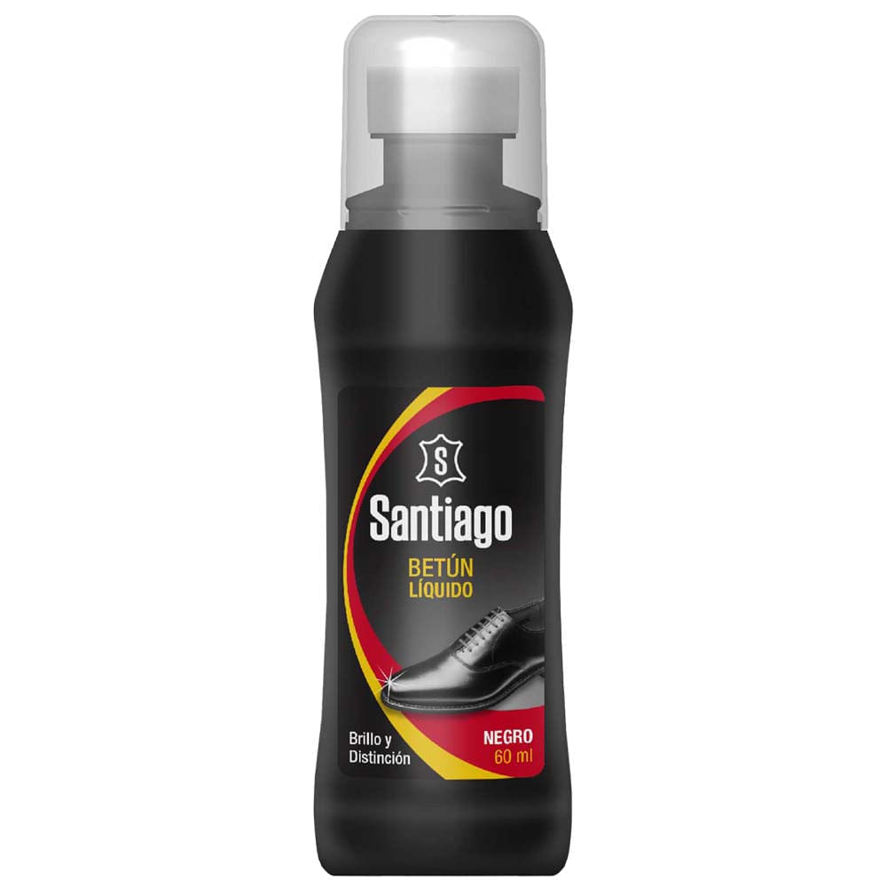 Betún Líquido Negro SANTIAGO Frasco 60ml