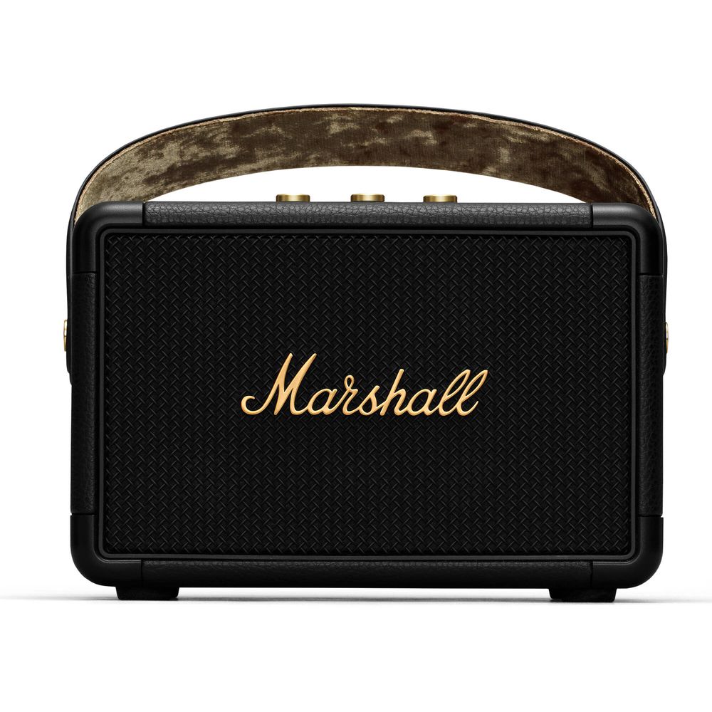 Marshall Kilburn II altavoz Bluetooth portátil (negro y latón)