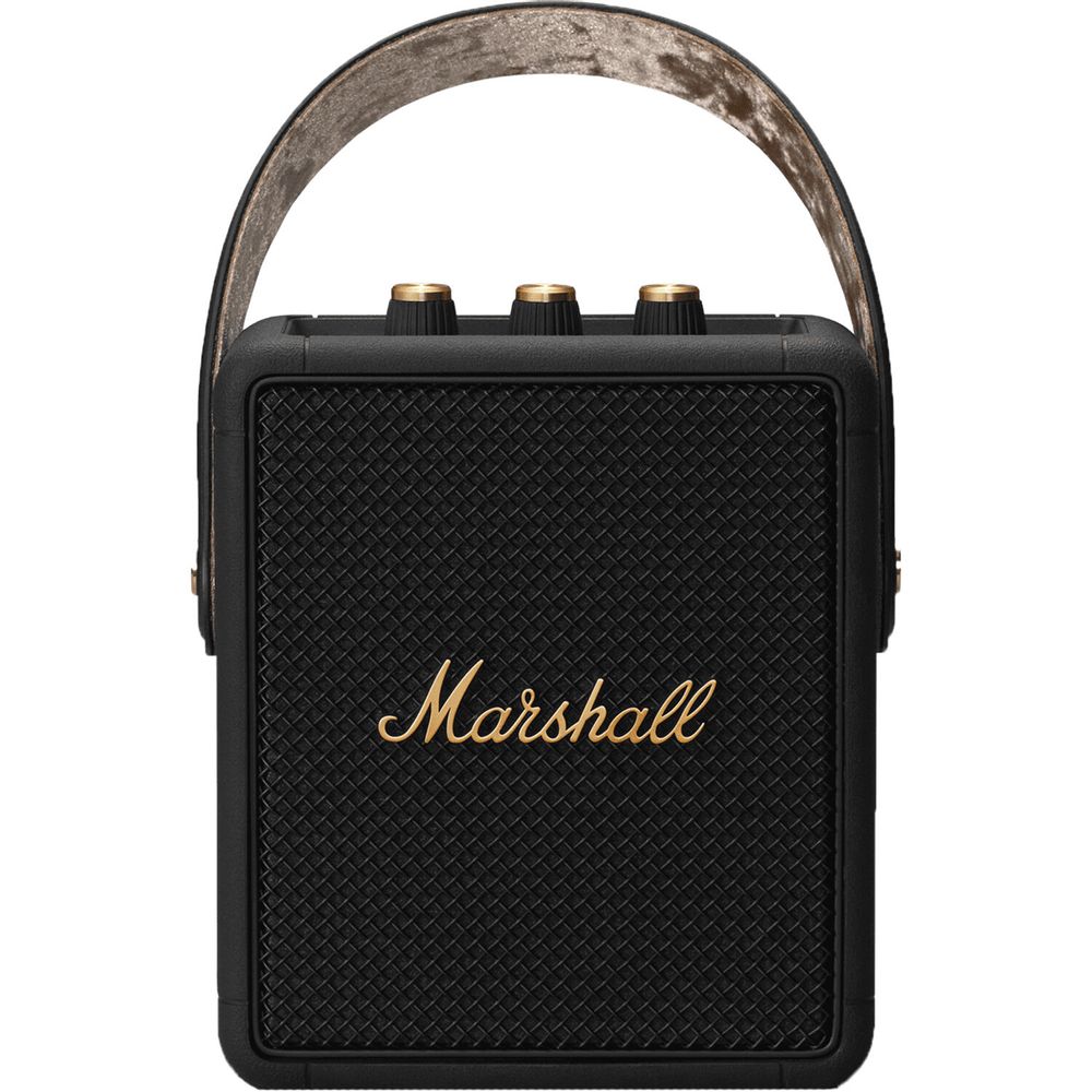 Marshall Stockwell II Altavoz Bluetooth portátil (negro/latón)