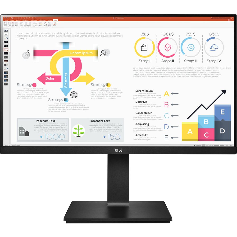 LG 24BP75Q-B 23.8 "16: 9 Freesync QHD HDR IPS Monitor