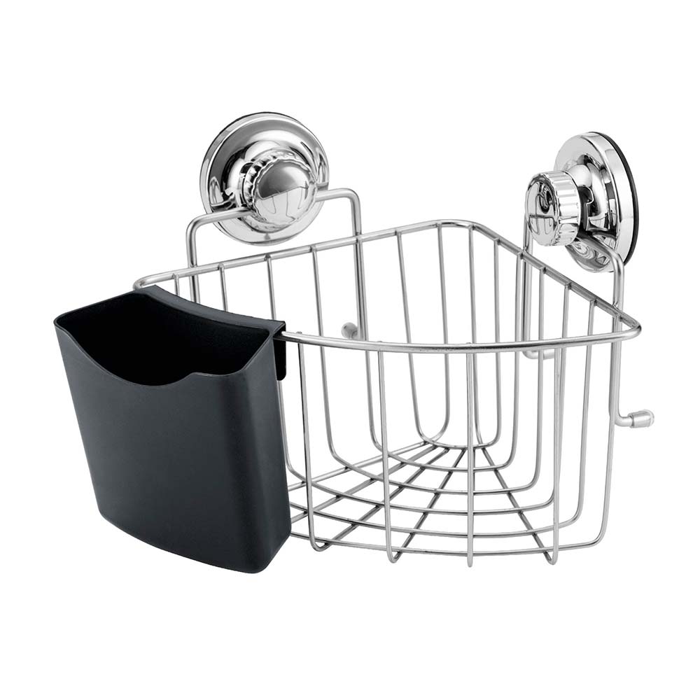 Cesto de Baño Sensea Remix Acero Inoxidable Gris Brillante