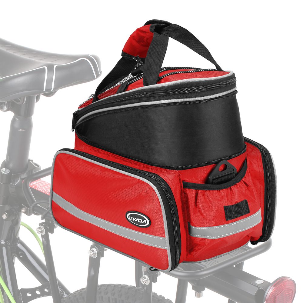 Ideales HITEC bolso bicicleta bolso equipaje negro/rojo nuevo 