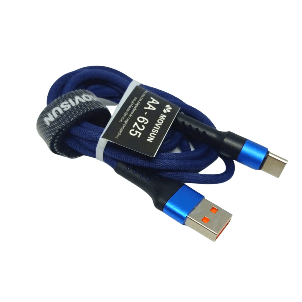 Cable para Celular Tipo C a USB AA-625 Movisun Azul